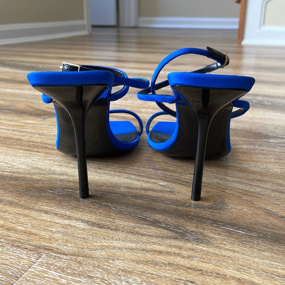 Saint Laurent Nuit Square Toe High Heel Sandals NWOT - Picture 7 of 16